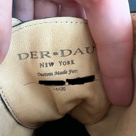 NEW Ostrich Leather Boots by Der Dau New York - Picture 9 of 10